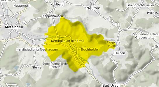 Immobilienpreisekarte Dettingen an der Erms